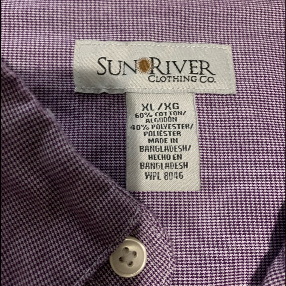 Men’s XL long sleeve button up shirt